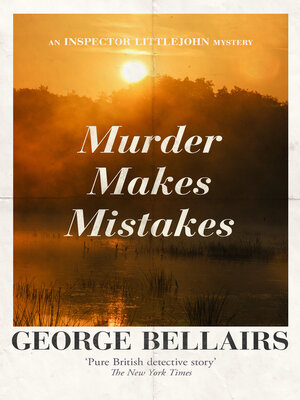 cover image of Murder Makes Mistakes